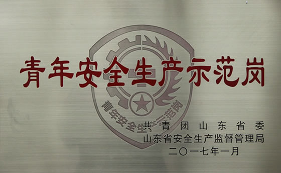 20170322,三膠車間生產三班榮獲青年安全生產示范崗